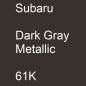 Preview: Subaru, Dark Gray Metallic, 61K.